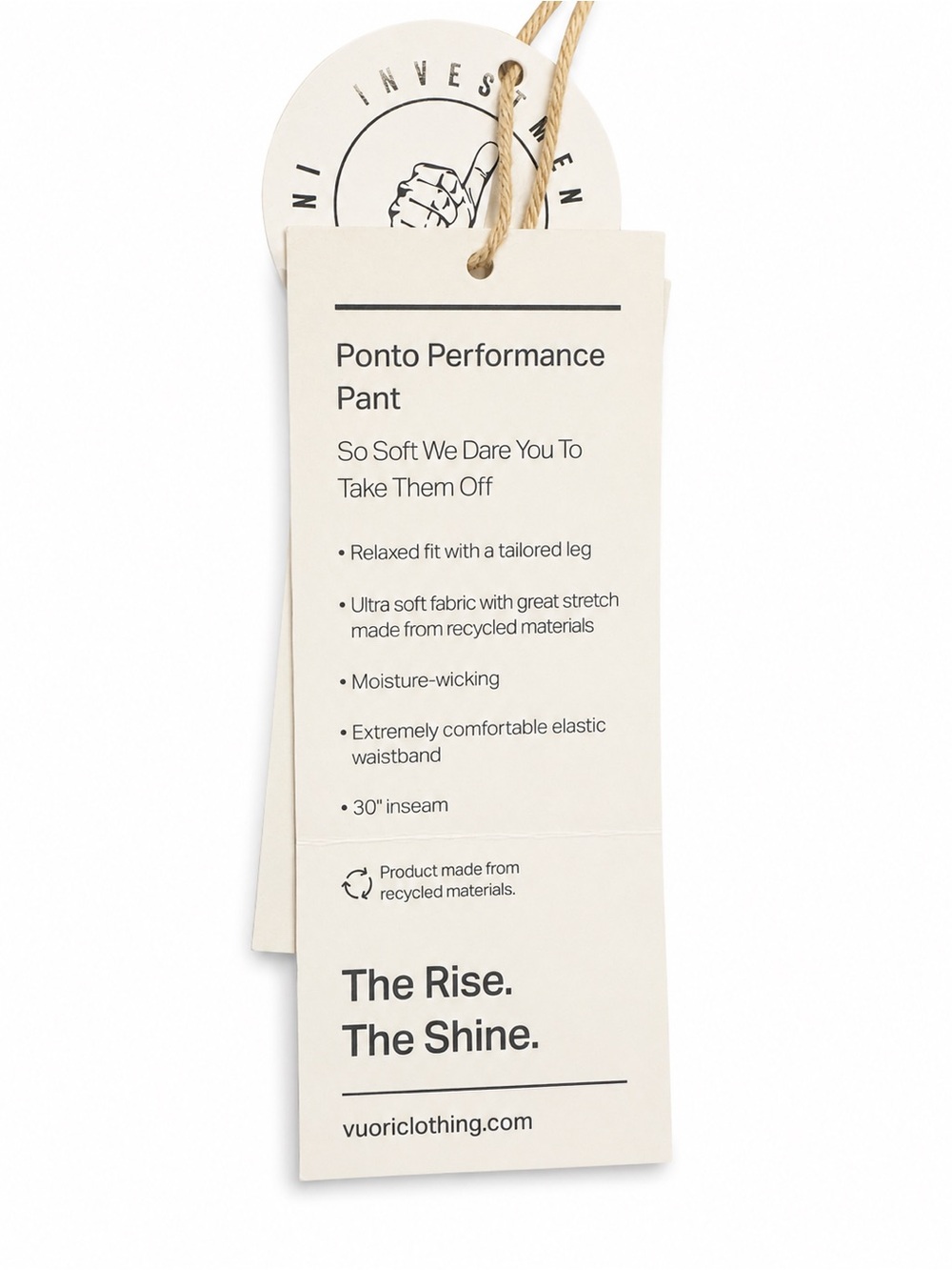 Vuori DreamKnit Ponto Performance Pant - Picture 4 of 4